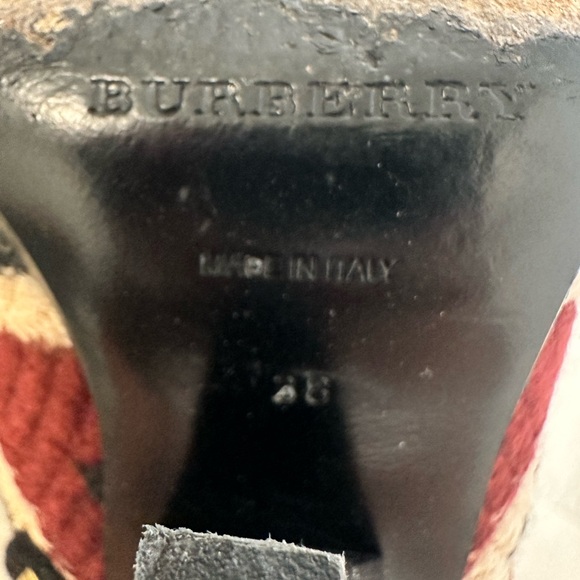 Burberry Multicolor Lace-Up Boots - Picture 8 of 8